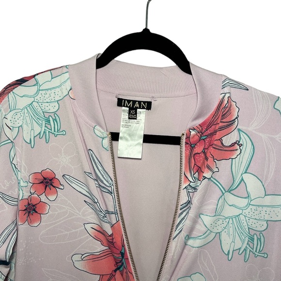 Iman | Gchic Reversible Stretch Knit Women’s Bomber Jacket Size XS - Picture 3 of 12